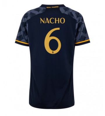 Real Madrid Nacho #6 Replika Udebanetrøje Dame 2023-24 Kortærmet